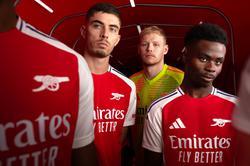 "Arsenal unveils home kit for next season (PHOTOS)
