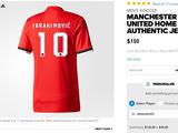 Adidas продает футболки МЮ с 10-м номером и фамилией Ибрагимовича (ФОТО)