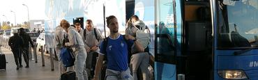 ВИДЕО: «Динамо» отправилось на матч с «Лугано». Репортаж из аэропорта «Борисполь» 