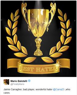 Марио Балотелли: «Каррагер — плохой игрок, прекрасный «хейтер»
