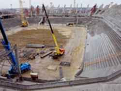 На львовском стадионе Евро-2012 установлены все ригели 