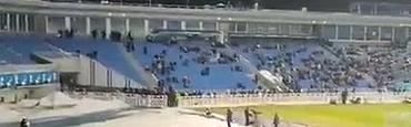 Ультрас «Десны» напали на стюардов стадиона «Динамо» (ВИДЕО)