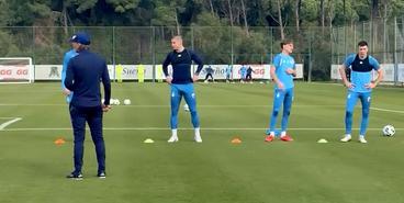 Первая тренировка «Динамо» в Анталии