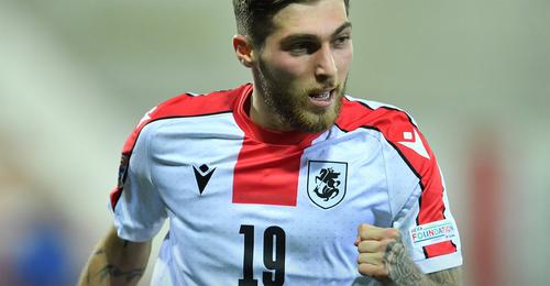 Giorgi Tsitaishvili scores his debut goal for the Georgian national team (VIDEO)