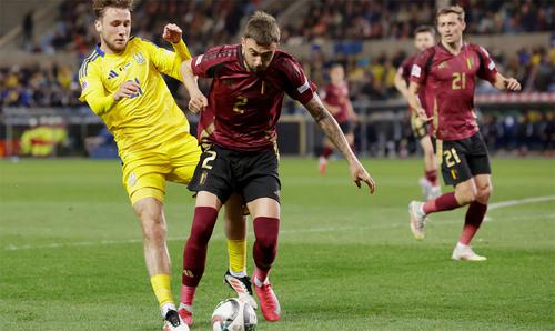 Сборная Украины остаётся в Дивизионе «В» Лиги наций. Плей-офф, ответный матч. Бельгия — Украина — 3:0. Обзор матча, статистика