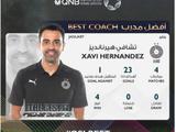 Хави признан лучшим тренером месяца в Катаре