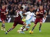 West Ham - Crystal Palace - 1:1. English Championship, 14th round. Match review, statistics