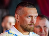 „Shevchenko, Rebrov und die Spieler der ukrainischen Nationalmannschaft unterstützen Usyk vor dem Kampf gegen Fury", '