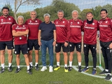 "Rapid about Lucescu's visit: "The greatest Romanian coach in history has visited us" (PHOTOS)