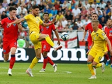 Statistics of the match Ukraine vs England