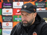 "Feyenoord vs Shakhtar - 7-1. After the match. Igor Jovicevic: "We at least scored a goal, but UEFA didn't even do that".