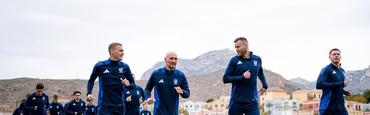 Die ukrainische Nationalmannschaft hat ihr erstes Training in Spanien im Rahmen der Vorbereitung auf die Spiele gegen Belgien in