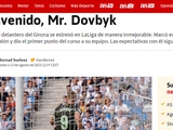 «Довбик дебютував неперевершеним чином», — іспанські ЗМІ в захваті від українця