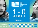 WWC Match 2023: Lei Tingjie takes the lead with convincing win (1:0) over Ju Wenjun (3:2)