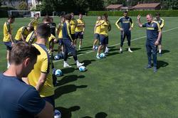 Сборная Украины провела тренировку на базе сборной Италии (ФОТО)