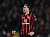 Zabarny was named Bournemouth's best player at the end of March 