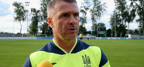 Sergei Rebrov: "I hope that in a day or two Mikolenko and Sudakov will be in the general group".
