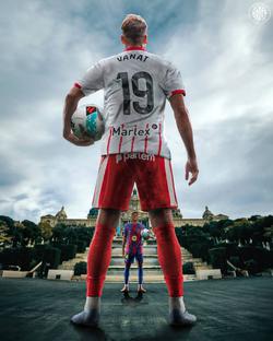 «Жирона» накануне дерби с «Барселоной» опубликовала постер с изображением Ваната (ФОТО)