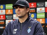 Pressekonferenz. Oleksandr Shovkovskyi: „Ich kann nicht auf Shaparenko und Mykhavko im Spiel gegen Real Sociedad zählen“