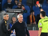 Mourinho suspended for two matches in Serie A for a rude dispute with the referee (PHOTO)