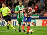 Atlético - Betis - 1:0. Spanish Championship, 27th round. Match review, statistics