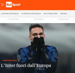 Итальянские СМИ: «Самый запоминающийся момент матча — удар Санчеса в... Лукаку»
