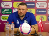 Chornomorets head coach advertises medicine