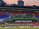 Kibice Crveny Zvezdy na meczu z Fiorentiną wywiesili prowokacyjny transparent "Kiedy wojsko wróci do Kosowa" (FOTO)