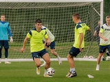 The Ukrainian national team held its first full training session. Tsygankov worked individually