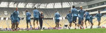 «Динамо» провело тренировку на «Арене Львов». С Пономаренко и Редушко (ВИДЕО)