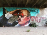 Граффити с Путиным в Крыму немного модифицировали 