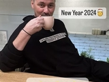 Артем Мілевський показав, як зустрів Новий рік (ФОТО)