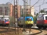 Парад локомотивов в цветах флагов сборных Евро-2012 прошел в Варшаве (ВИДЕО)