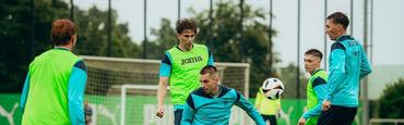 Dovbyk was the penultimate to join the Ukrainian national team at the training camp in Germany