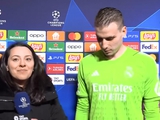 The journalist had to stand on a chair to interview Lunin (VIDEO)