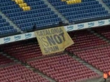 Перед матчем «Барселона» — «Реал» на «Камп Ноу» был вывешен баннер «Каталония — не Испания» 