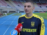 Vitalii Mykolenko: "Każdego dnia w drużynie narodowej uczę się i czerpię z tego radość"