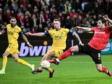 Bayer - Union Saint-Gilloise - 1:1. Europa League. Match review, statistics