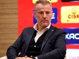 "Mit Ausnahme des letzten Spiels hat die ukrainische Nationalmannschaft das gleiche Spielschema verwendet" - Maltas Cheftrainer