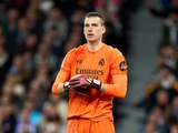 Lunin will not play for Real Madrid again this season