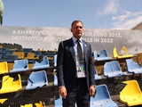 Kharkiv stadium stand destroyed by Russian troops brought to the center of Munich (PHOTOS)