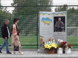 In Vinnytsia, the parents of a combat medic built a football field in memory of their son