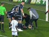 Ihnatenko's teammate fainted during the match and was put into a coma