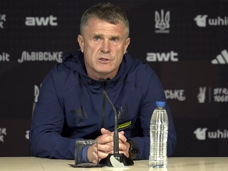 Украина — Албания — 1:0. Пресс-конференция. Сергей Ребров: «Вы не думайте, что я держусь за это место»
