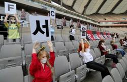 В Южной Корее во время матча на трибунах стадиона разместили секс-кукол (ФОТО)