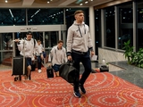 Ukraine's national team arrives in Sarajevo