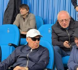 Шовковский и его бывшие помощники по тренерскому штабу «Динамо» посетили матч киевлян с «Полесьем» (ФОТО)