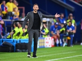 Domenico Tedesco: "We are happy to have taken these three points, let's see what the game with Ukraine will bring"