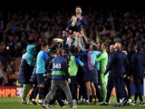 Gerard Pique spielte ein Abschiedsspiel für Barcelona! Der Verein verabschiedete den Spieler rührend (FOTOS)