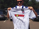 Артем Милевский выставил футболку «Хайдука» на благотворительный аукцион
